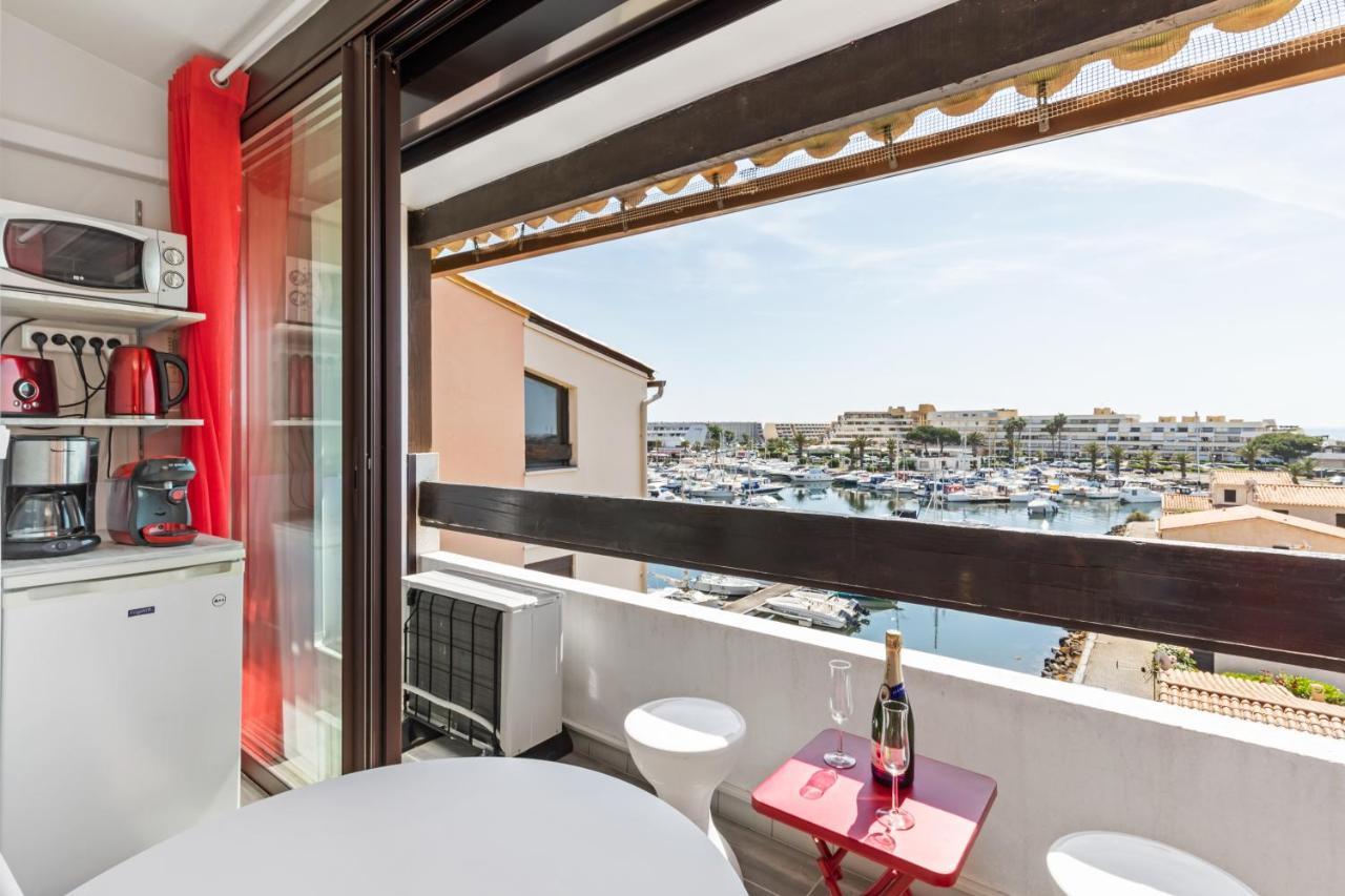 Studio Vue Mer Panoramique, Piscine Port Venus Village Naturiste Agde Eksteriør billede