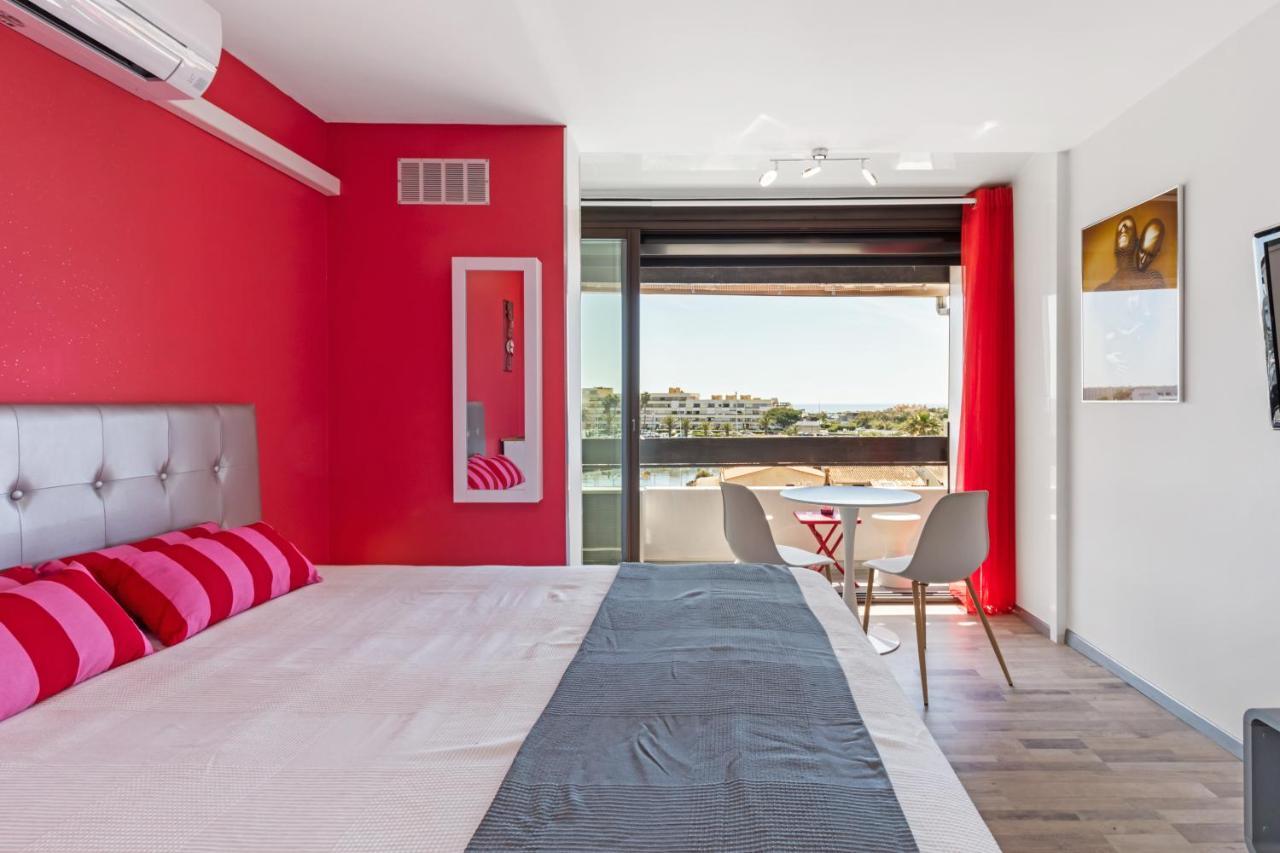 Studio Vue Mer Panoramique, Piscine Port Venus Village Naturiste Agde Eksteriør billede